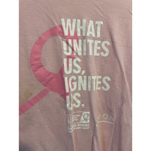 Fruit of the Loom Women's Size Medium Avon Breast Cancer Awareness Long Sleeve - Picture 3 of 6